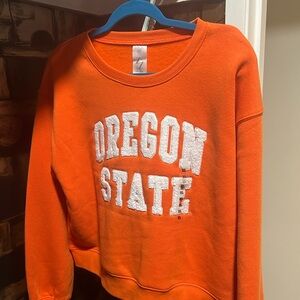 Orange Oregon State Women's Top